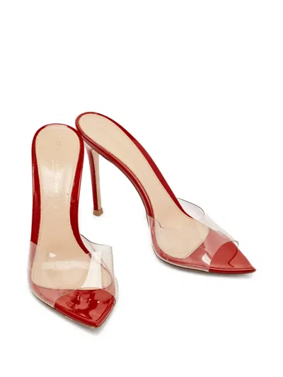 Pre-owned Gianvito Rossi Clear Panel Pointed-toe Heels