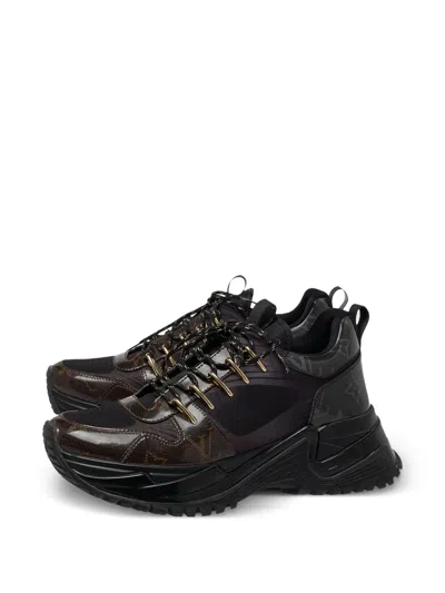 Pre-owned Louis Vuitton Run Away Pulse Monogram-embellished Sneakers