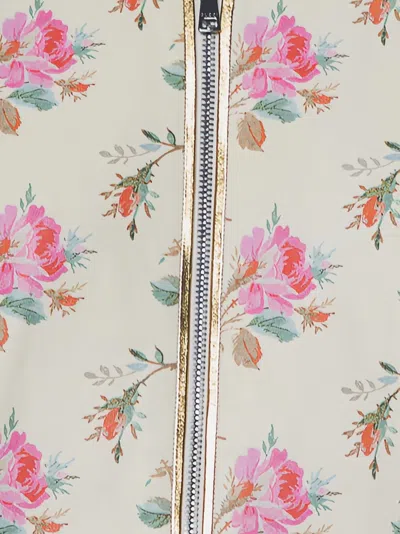 Pre-owned Gucci Floral-print Bomber Jacket