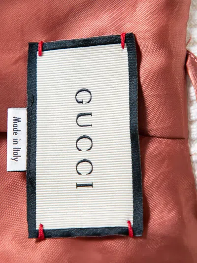 Pre-owned Gucci Floral-print Bomber Jacket