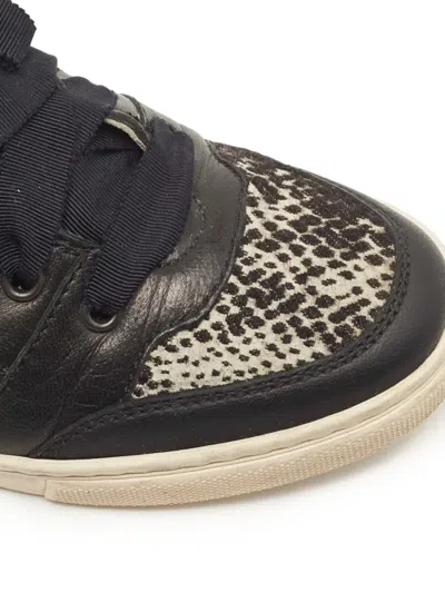 Pre-owned Lanvin Panelled Sneakers