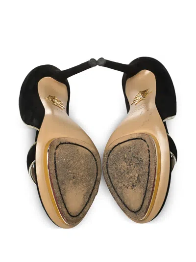 Pre-owned Charlotte Olympia  115mm Christine Sandals