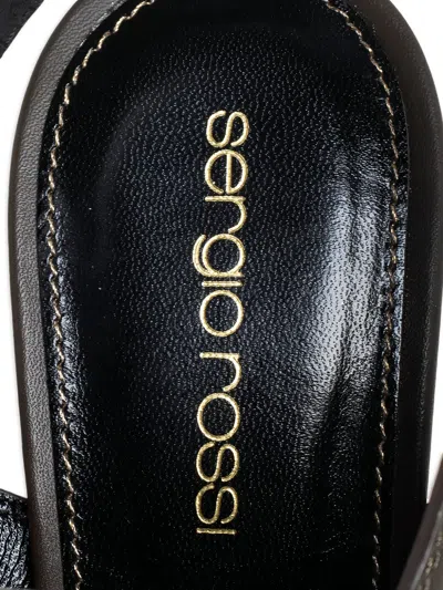 Pre-owned Sergio Rossi Vintage 70mm Leather Platform Sandals