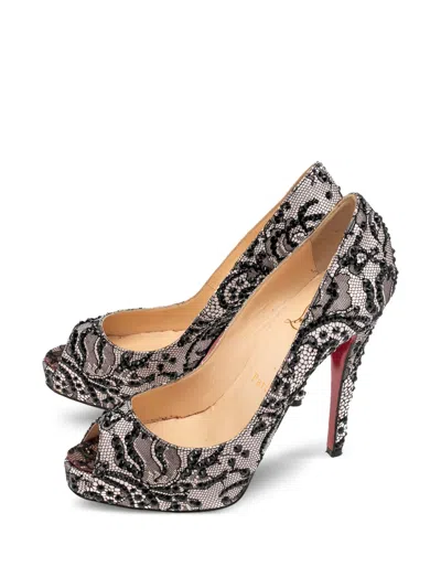 Pre-owned Christian Louboutin 120mm Very Prive Heeled Pumps