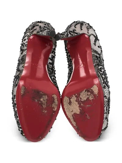 Pre-owned Christian Louboutin 120mm Very Prive Heeled Pumps