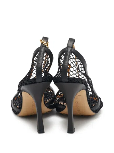 Pre-owned Bottega Veneta 100mm Mesh Pumps
