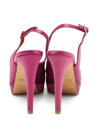 Pre-owned Dior 120mm Embellished Satin Platform Heels