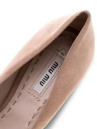 Pre-owned Miu Miu 125mm Suede Pumps