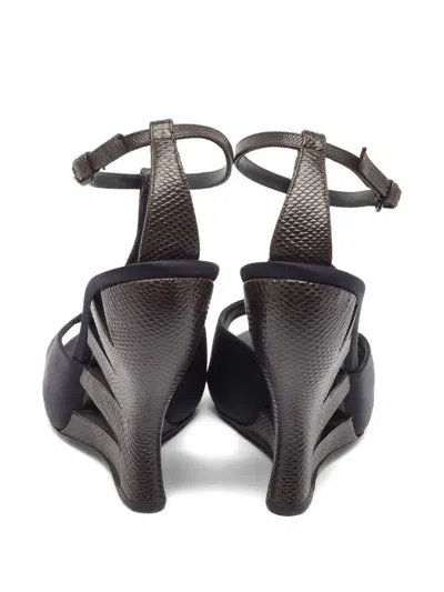 Pre-owned Bottega Veneta Wedge Heeled Sandals