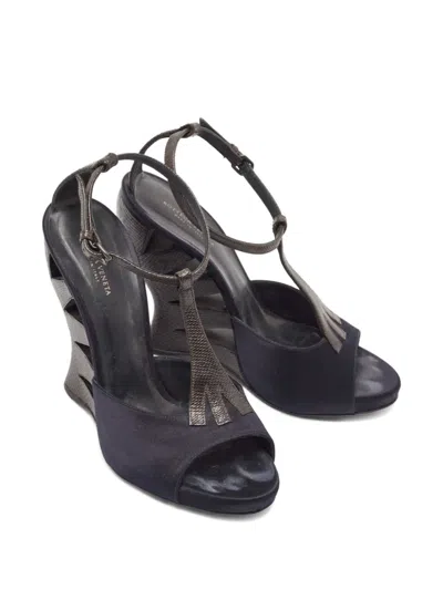 Pre-owned Bottega Veneta Wedge Heeled Sandals