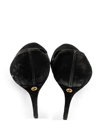 Pre-owned Gucci Suede Stiletto Heels