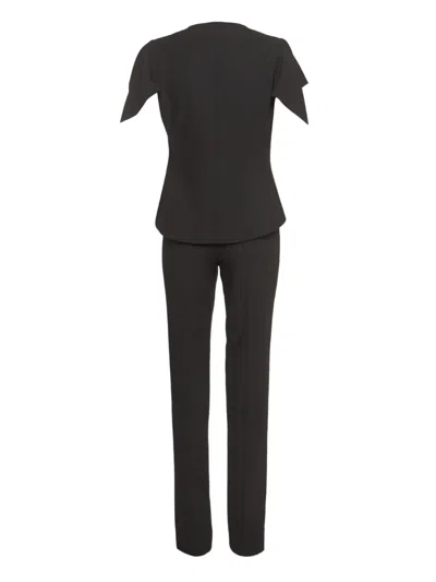 Pre-owned Emporio Armani Flutter-sleeve Tailored Suit
