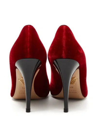 Pre-owned Charlotte Olympia  105mm Cat-face Pumps