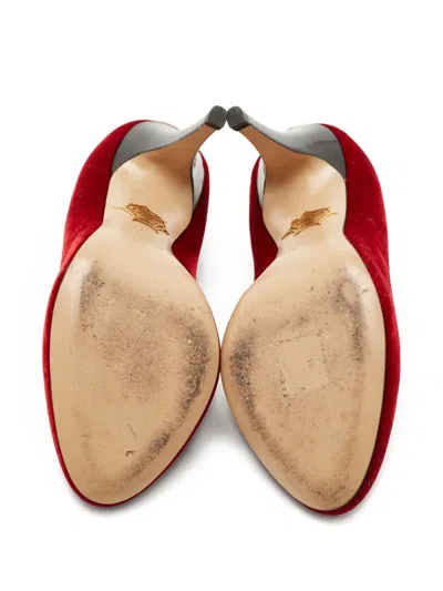 Pre-owned Charlotte Olympia  105mm Cat-face Pumps