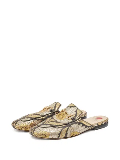 Pre-owned Gucci Princetown Mules