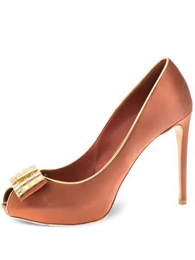 Pre-owned Louis Vuitton 110mm Leather Pumps