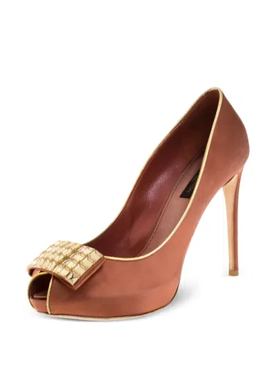 Pre-owned Louis Vuitton 110mm Leather Pumps