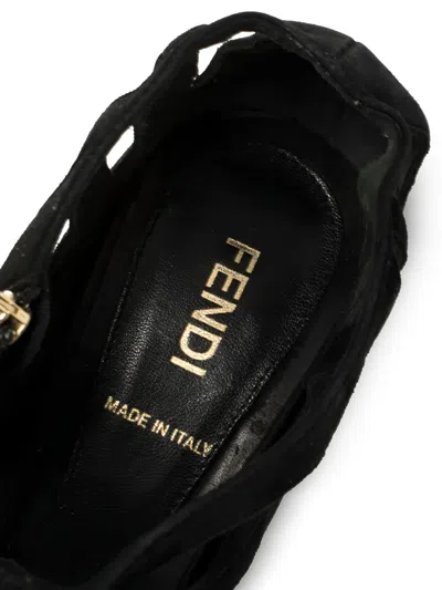 Pre-owned Fendi 115mm Suede Pumps
