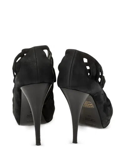 Pre-owned Fendi 115mm Suede Pumps