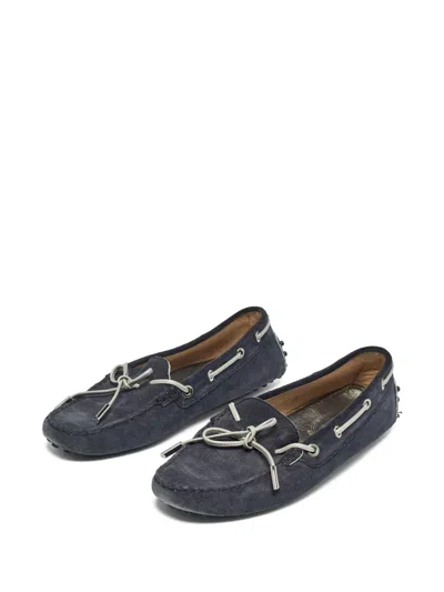 Pre-owned Tod's Vintage Gommino Loafers In Blue