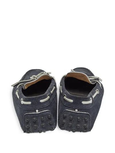 Pre-owned Tod's Vintage Gommino Loafers In Blue
