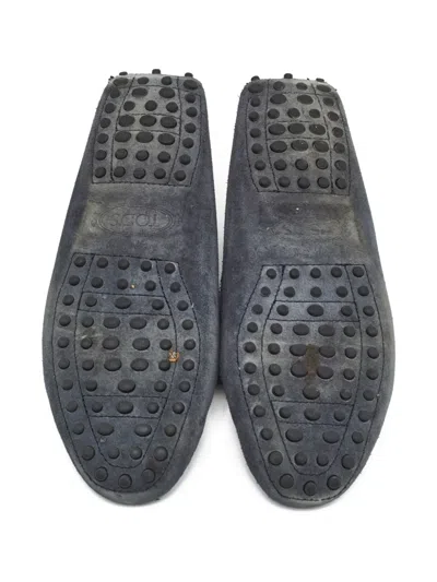 Pre-owned Tod's Vintage Gommino Loafers In Blue