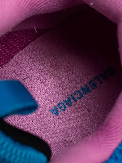 Pre-owned Balenciaga Track Sneakers In Blue