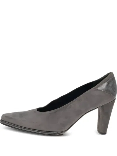 Pre-owned Stuart Weitzman  85mm Suede Pointed-toe Pumps