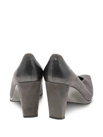 Pre-owned Stuart Weitzman  85mm Suede Pointed-toe Pumps