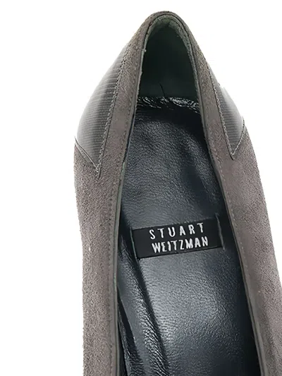 Pre-owned Stuart Weitzman  85mm Suede Pointed-toe Pumps
