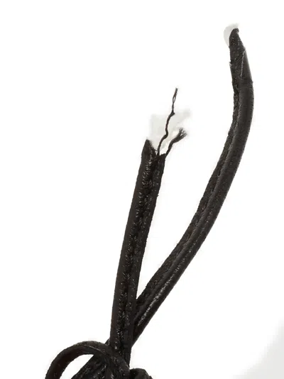 Pre-owned Jimmy Choo 95mm Leather Pumps In Black