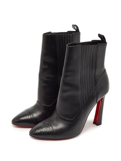 Pre-owned Christian Louboutin 110mm Me In The 90s Ankle Boots