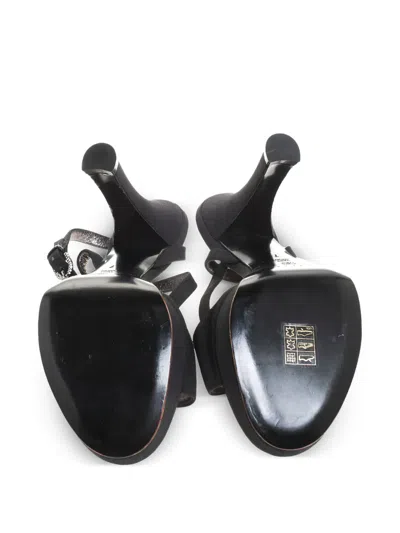 Pre-owned Casadei Vintage 120mm Leather Heeled Sandals