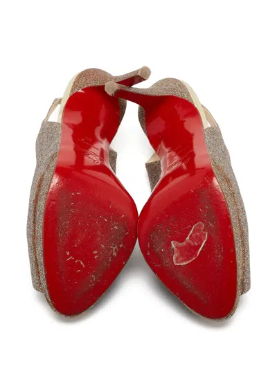 Pre-owned Christian Louboutin Metallic Pumps