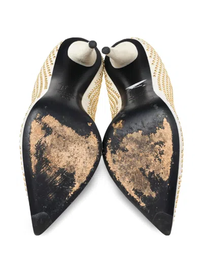 Pre-owned Giuseppe Zanotti  110mm Studded Pointed-toe Pumps