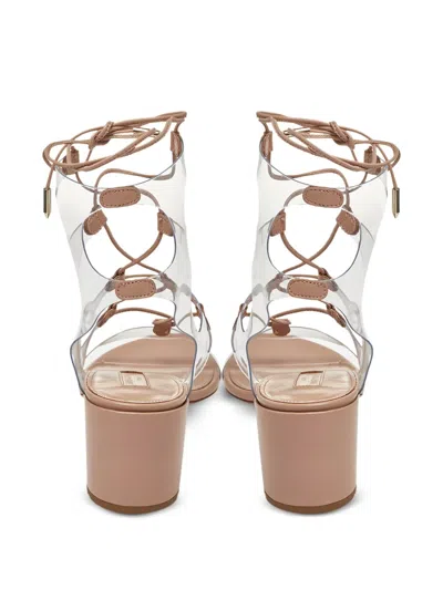 Pre-owned Aquazzura 60mm Lace-up Heeled Sandals