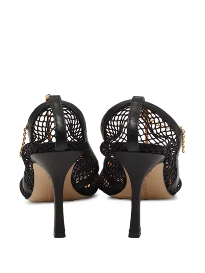 Pre-owned Bottega Veneta 95mm Mesh Heeled Pumps