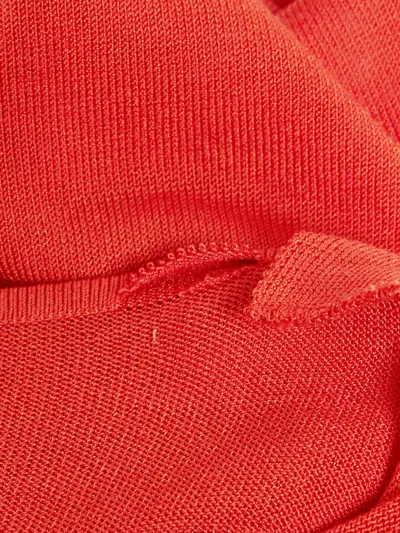 Pre-owned Valentino Cotton-blend Top In Red