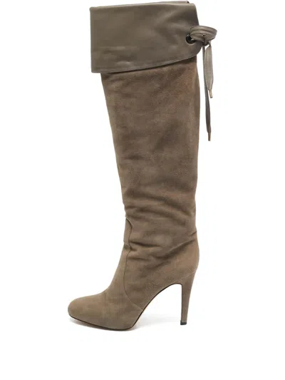 Pre-owned Gianvito Rossi  Suede Ankle Boots In Brown