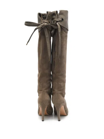 Pre-owned Gianvito Rossi  Suede Ankle Boots In Brown