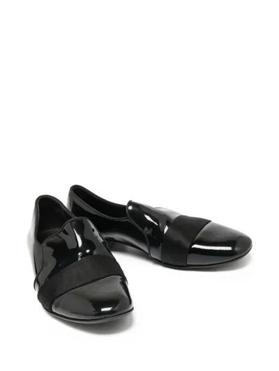 Pre-owned Giuseppe Zanotti Vintage Leather Loafers In Black