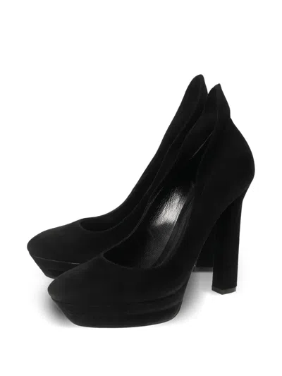 Pre-owned Bottega Veneta 130mm Suede Platform Pumps