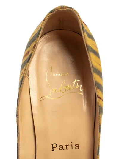 Pre-owned Christian Louboutin 110mm Limited Edition Pumps In Brown