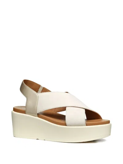 Geox 60mm Xand 2.2 Slingback Platform Sandals In White