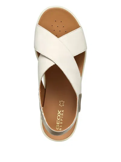 Geox 60mm Xand 2.2 Slingback Platform Sandals In White