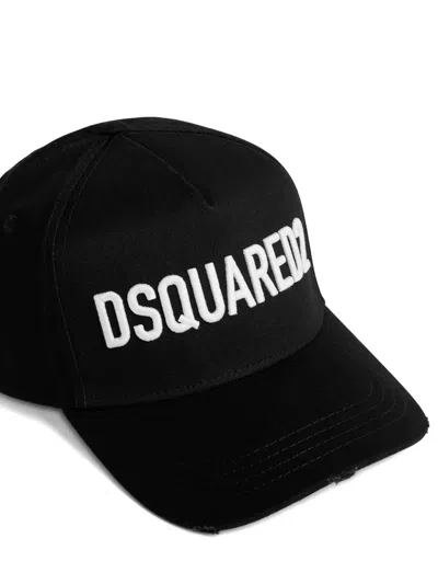 Dsquared2 Contemporary Black And White Baseball Cap