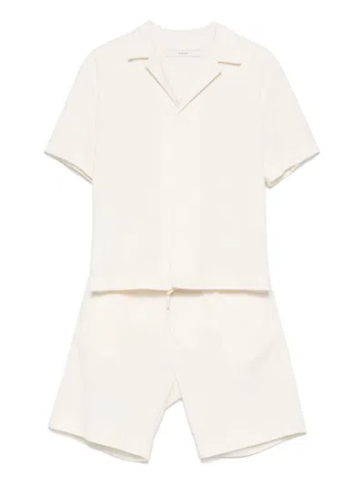 I'm Brian Drawstring-fastening Shorts In White