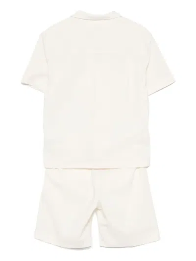 I'm Brian Drawstring-fastening Shorts In White
