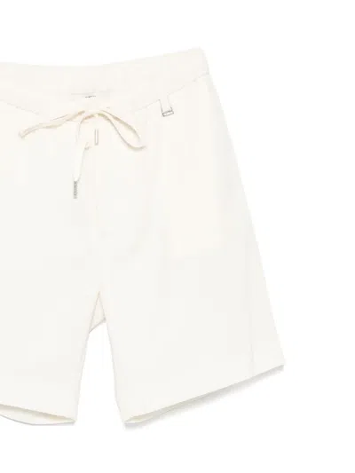 I'm Brian Drawstring-fastening Shorts In White