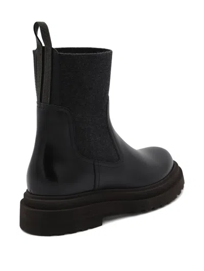 Brunello Cucinelli Platform Chelsea Boots